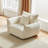 44" Single Seat Upholstered Wooden Armchair Living Room Sofa With Pillow-1018221770