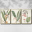 «Soft Tropical I», ensemble de 3 toiles encadrées-97706529-97706531
