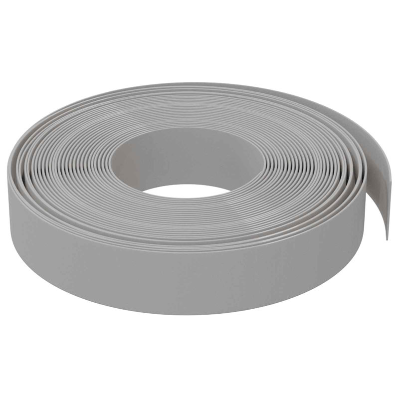 2500 cm W Lawn Edging Fencing, Grey, 10cm H x 2500cm W