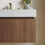 Meuble-lavabo mural 30 po avec comptoir en pierre frittée et lavabo en céramique Muri-124107703-128868680-128868682