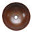 15" Medium Round Vessel Hammered Copper Sink