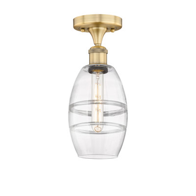 Edison - Abiagael - 1 Light Semi-Flush Mount