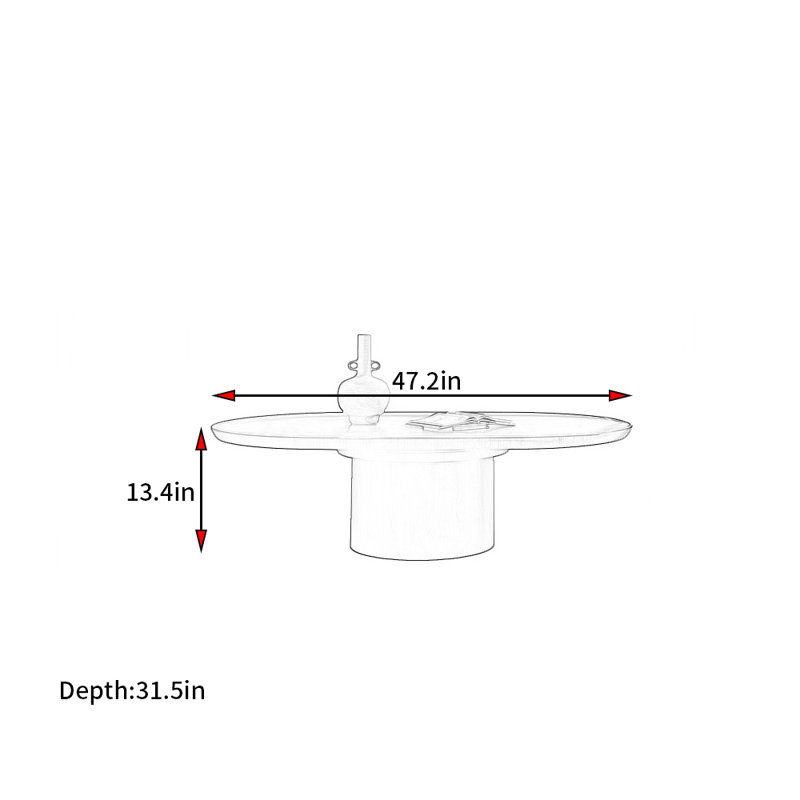 Modern Simple Style Coffee Table