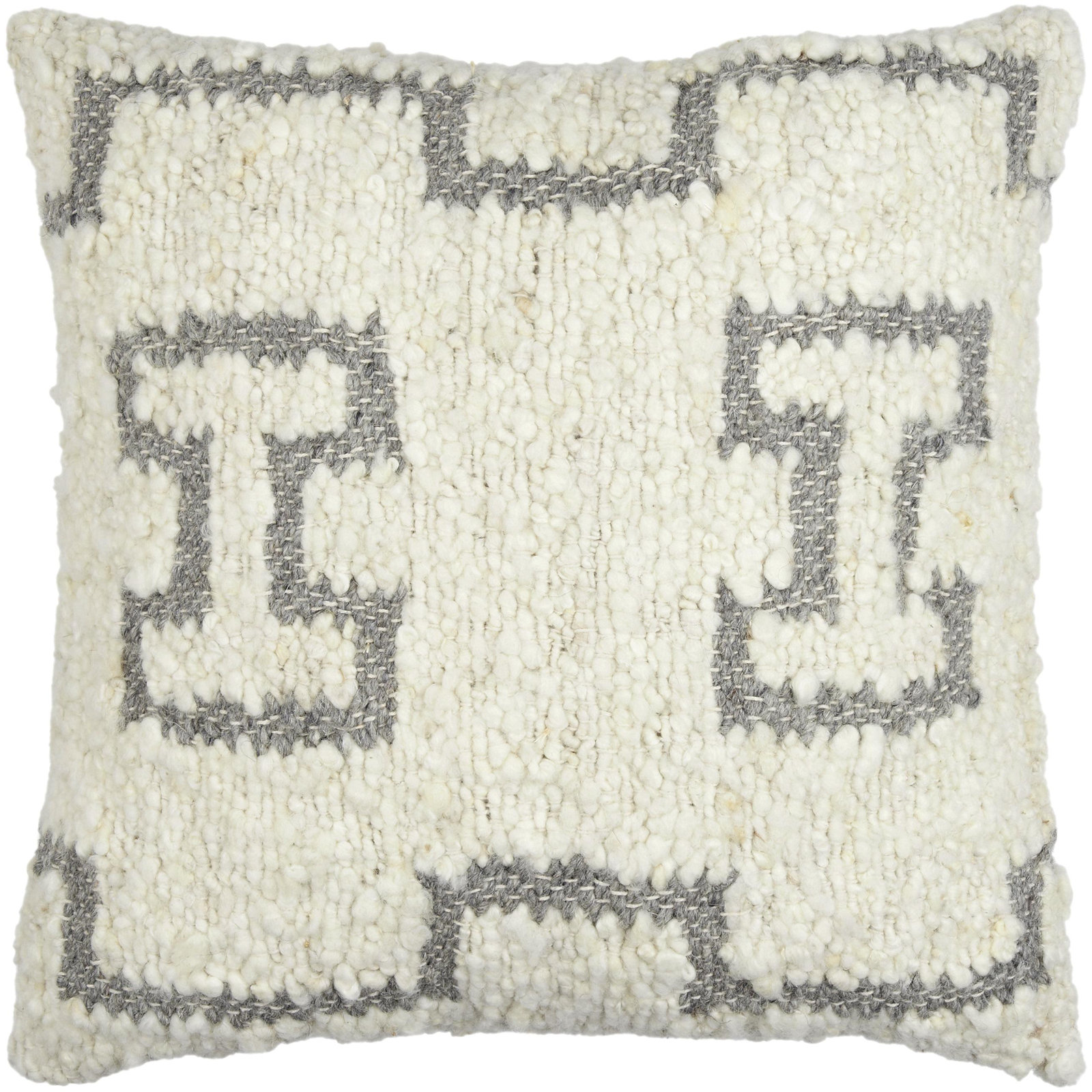 Berneau Throw Pillow, Polyester/Polyfill, 22" x 22"