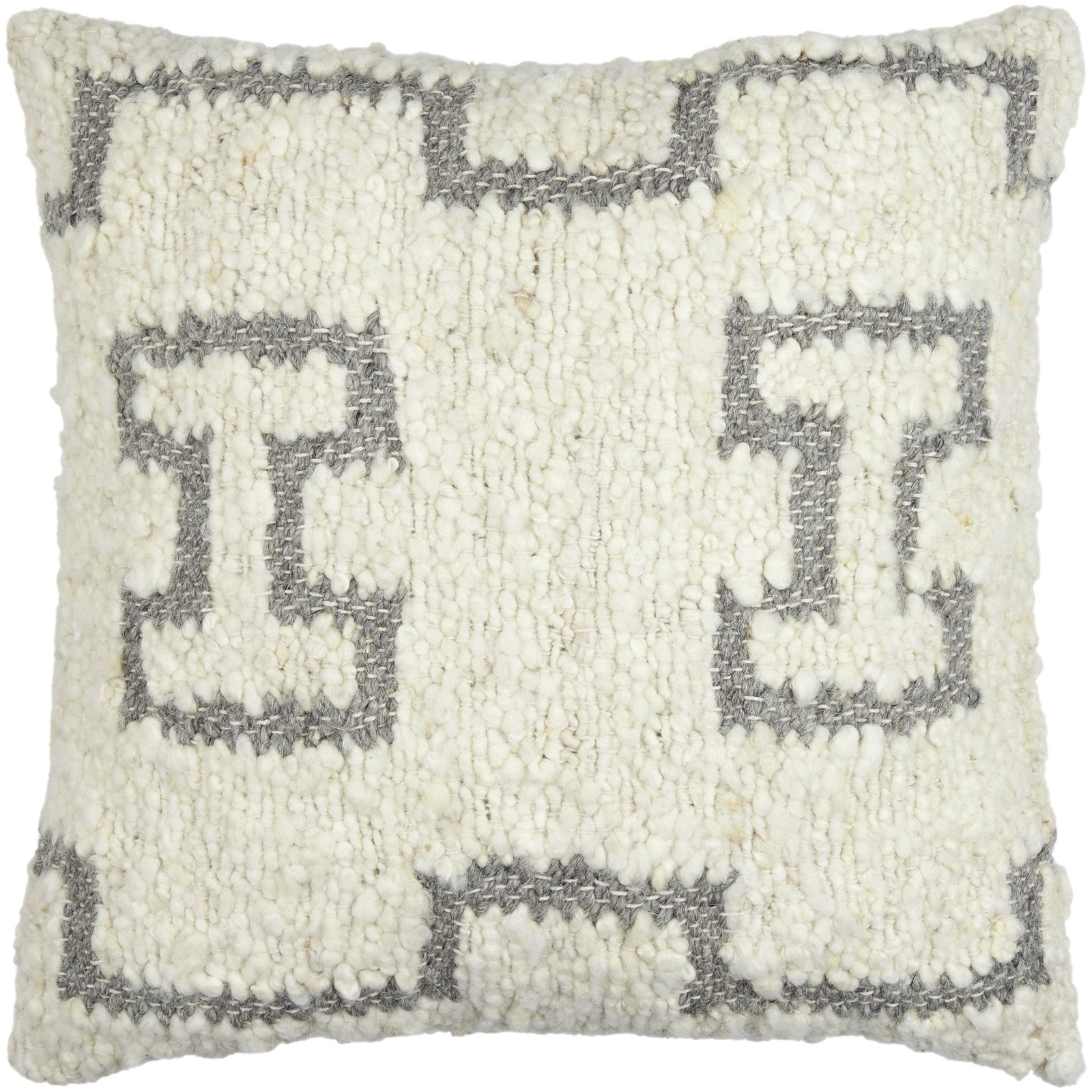 Berneau Throw Pillow, 20" x 20", Down