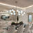 Mandre 16 - Light Modern Linear Chandelier for Dining Room
