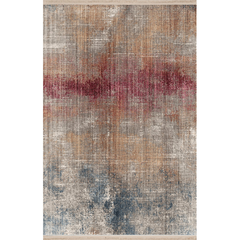 Tapis intérieur / extérieur Vashudev, Tapis de couloir 2 pi 8 po x 7 pi 11 po