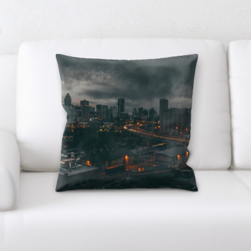 Microsuede Throw Pillow