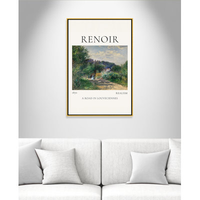 Old Masters Collection " A Road In Louveciennes " by Auguste Renoir
