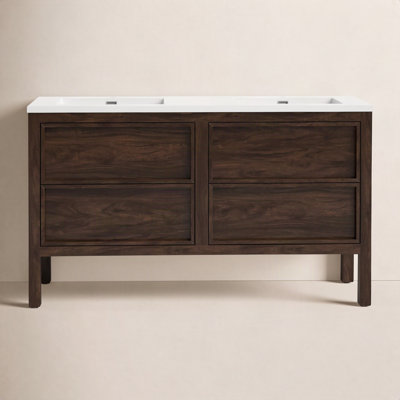 Gonzalo 55'' Double Bathroom Vanity