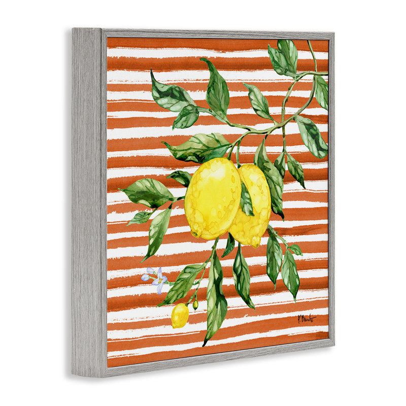 Vigne juteuse sur giclée rouge encadrée, design par Paul Brent, Estampe numérique Farmhouse, H 24 po x l 24 po