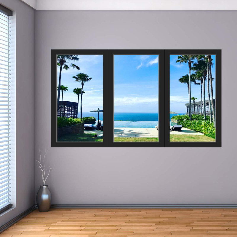 Autocollant décoratif pour fenêtre, H 18 po x l 30 po