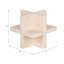 Joss & Main 5-Inch Travertine Geometric Object In Tan