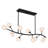 Walker 10-Light Matte Black Island Light
