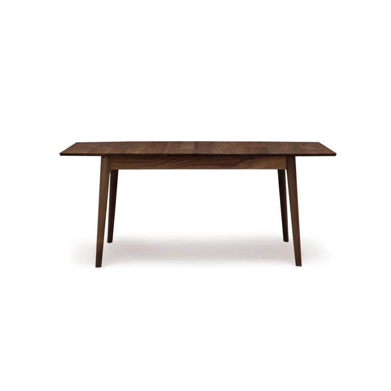 Catalina Four Leg Extension Table, 60" L x 40" W, Natural Walnut