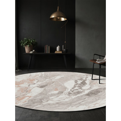 Tapis beige lavable à la machine