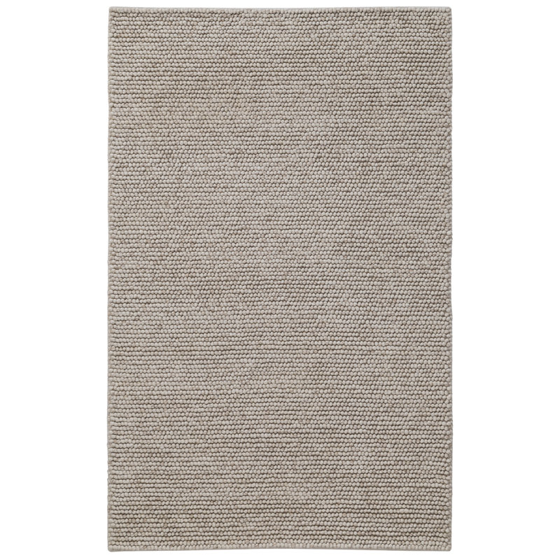 Tapis en laine et polyester tissé à plat Alethea, Beige, Rectangle 8 pi 9 po x 11 pi 9 po