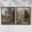 «Vintage Landscape XXXV», impression giclée sur cadre - ensemble de 2-1256487563-1256487561