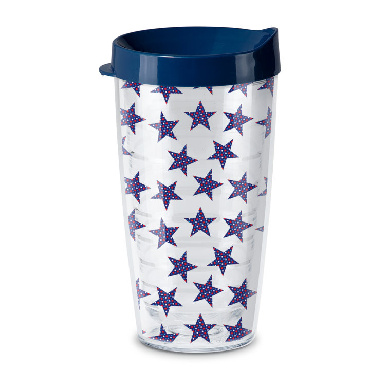 Clear 16oz Insulated Plastic Tumbler