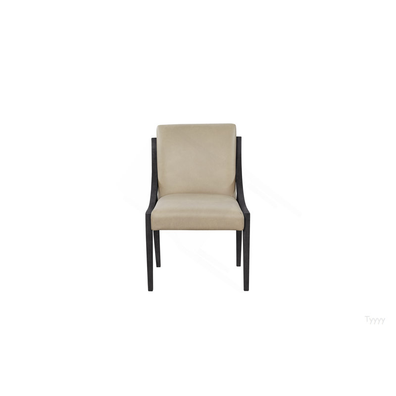 Fauteuil en cuir Sling - poivre