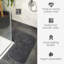 Afruza Corner Shower Bath Mat-963190702