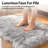 Luxurious Plush Gray Faux Sheepskin Rug-250814824