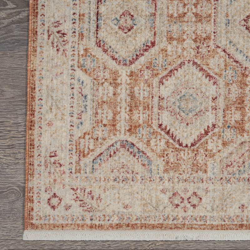 Silvian Geometric Indoor Rug, Rectangle 5'3" x 7'8"