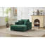 Chaise longue d'intérieur avec repose-pieds et coussins amovibles-862497297