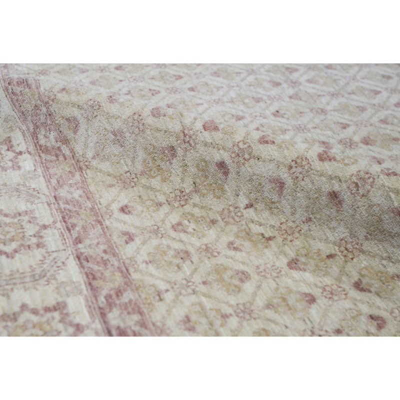 Ziegler Wool Oriental Area Rug in Beige