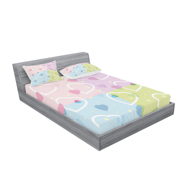 Microfiber Sheet Set, Full/Double Sheet Set with Fitted Sheet