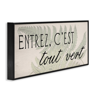 Giclée encadrée «French It's All Green» par Lil 'Rue