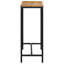 Console vidaXL Bois naturel et bois de manguier brut, fer