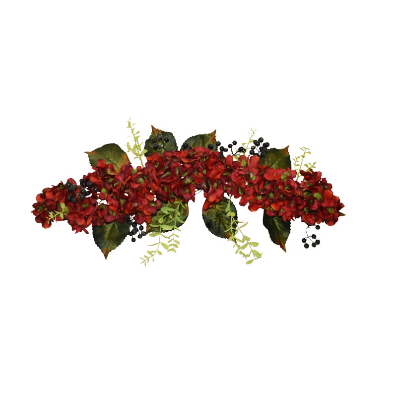 Faux Hydrangea Swag