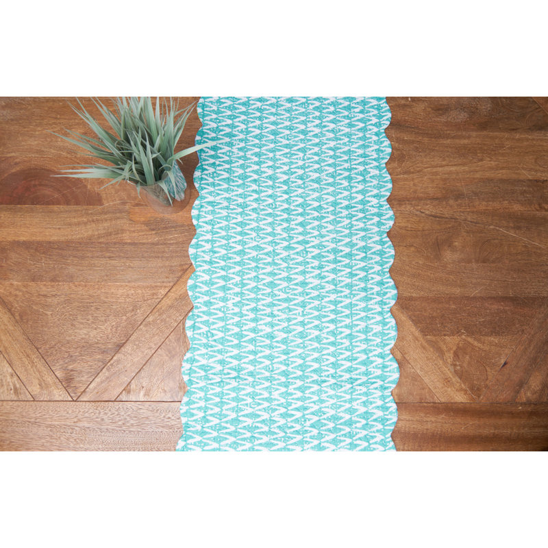 Surfside Sound Cotton Nautical Design Beach House Rectangle Table Runner