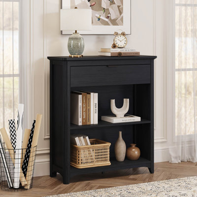 Aust Farmhouse 2 Tier Bookcase With Drawer
