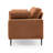 Jeses 84.3" W Square Arms Sofa with Metal Legs and Button Tufting -1640361225