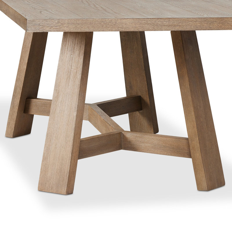 Munich Dining Table, Light Brown