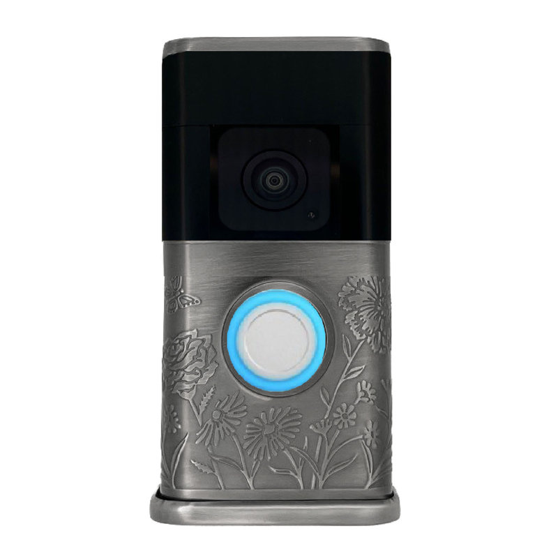 Housse pour sonnette de jardin vidéo (Ring 3, 3 Plus, 4, Batterie Plus, compatible Batterie Pro), Étain antique