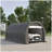 Carport, Heavy Duty Portable Garage Storage Tent With Large Zippered Door, Anti-UV PE Canopy Cover For Car, Truck, Boat, Motorcycle, Bike, Garden Tools, Outdoor Work, Beige-113577976