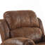 Fauteuil inclinable manuel en daim de 40,75 po de largeur-435719557