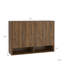  Range-chaussures avec 4 portes, grand organisateur de vestibule, armoire de rangement autoportante, mobilier de maison, brun-1748916181