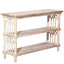 Rustic 47.98" Long 3 - Tier Console Table With Design For Entryway, Hallway And Living Room, Build, Versatile Use Cases Design, Multiple Spaces, Wood, Ample Storage Arrangement