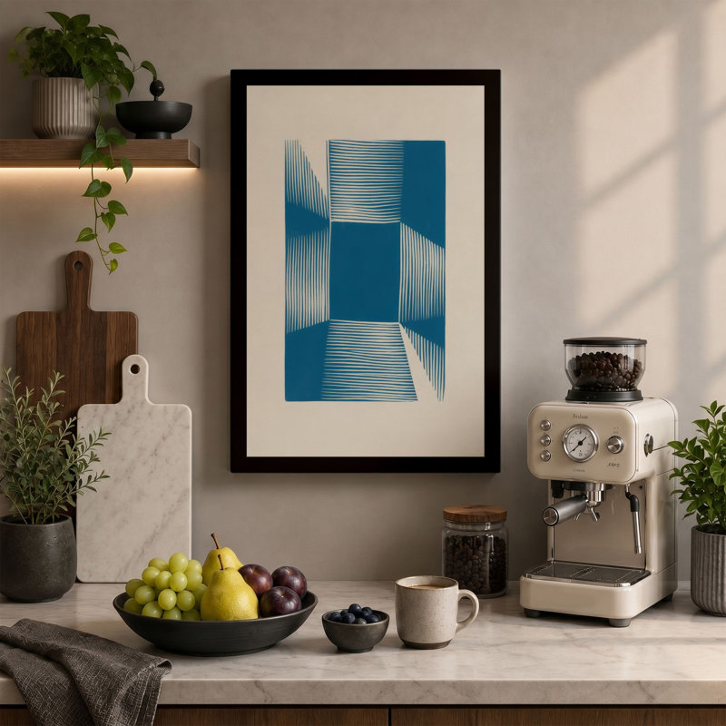Void and Lines Minimalist - Wrapped Canvas, 24x16 - 61.0 x 40.6 cm, White Border