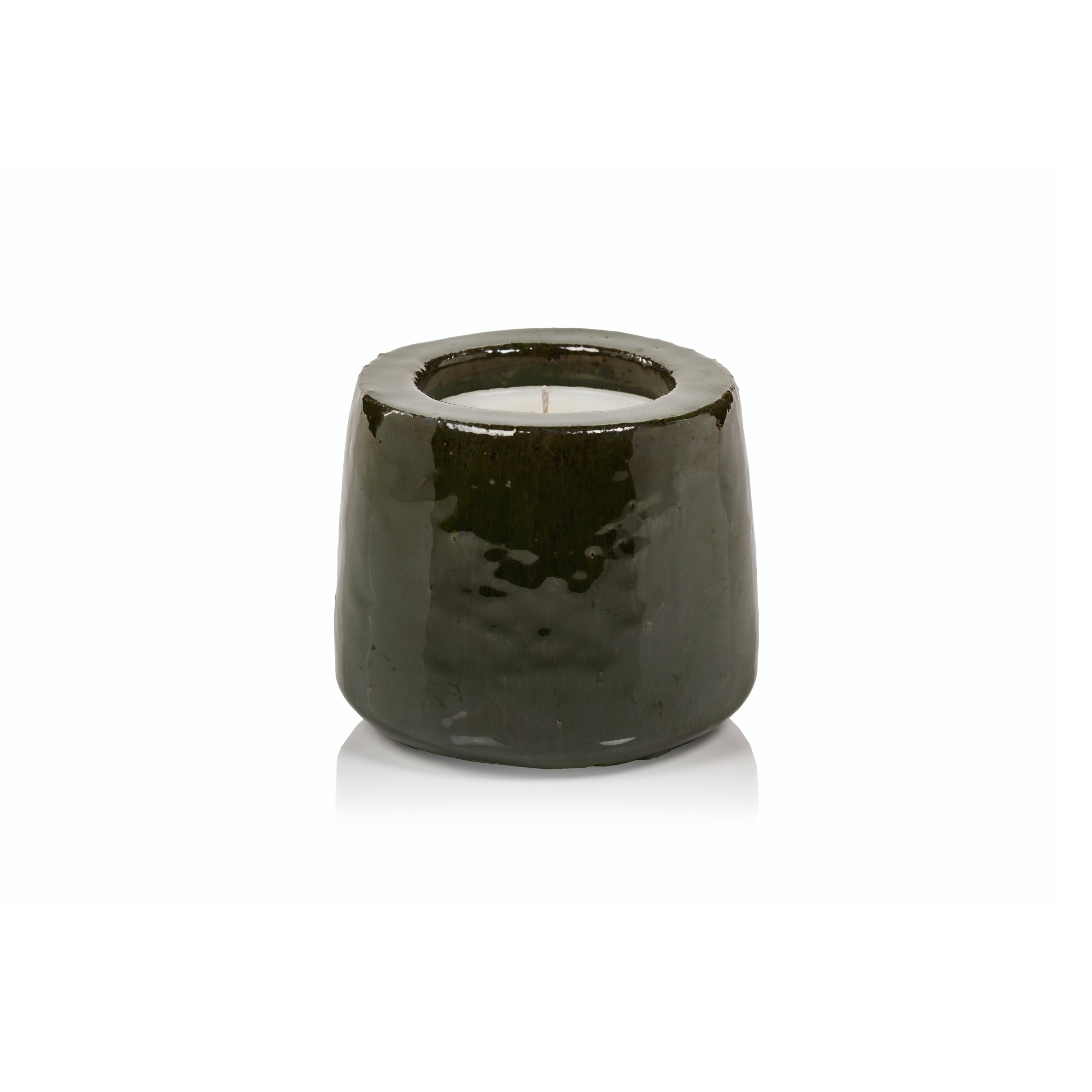 Joss & Main Grapefruit Juniper Scented Jar Candle with Stoneware Holder