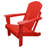 Adirondack Chair Foldup Red 