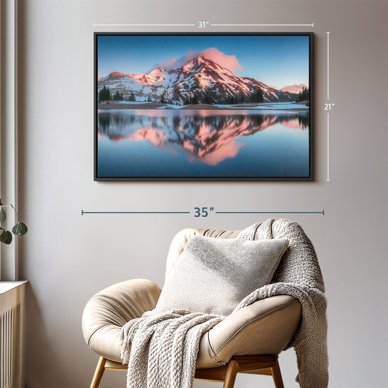 Impression sur toile South Sister Mountains, H 21 po x l 31 po