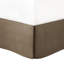 Édredon 7 pièces pour grand lit, couleurs taupe / brun, rembourrage, coussins décoratifs inclus, pièce, ruban, taies décoratives