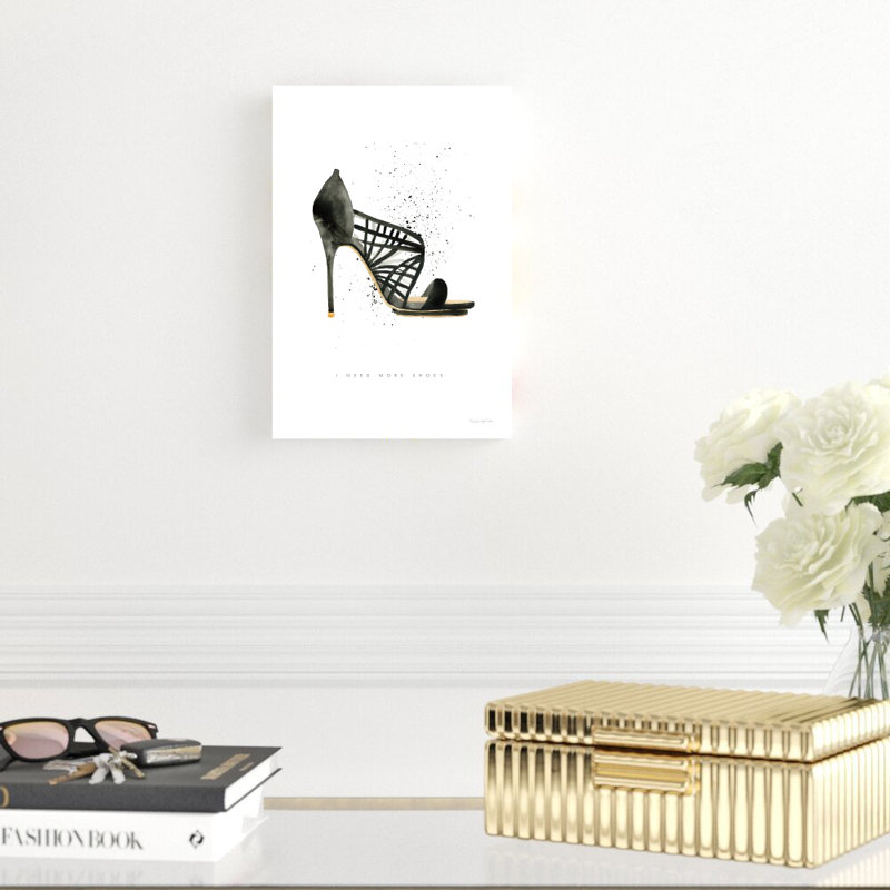«Stiletto Style I» par Mercedes Lopez Charro - reproduction d'art, H 12 po x l 8 po