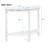 Half-moon Console Table Solid Pine Retro Design Entryway Display