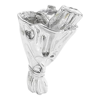 Artificial Flower Vase Brooch Wearable Flower Bouquet Clip Elegant Handmade Floral Pin DIY Fashion Accessory For Dresses Jackets Scarves Hats